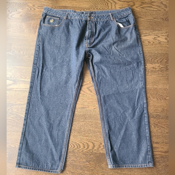Rocawear Men's Blue Jeans Embroidered pockets sz.52 - Picture 1 of 10
